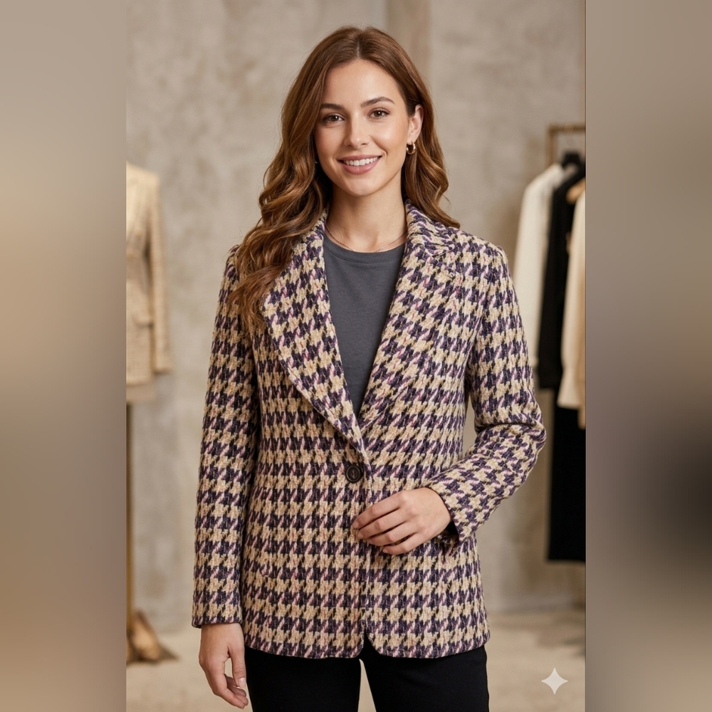 Etcetera Designer Luxury Business Corp Casual Jacket Size 12